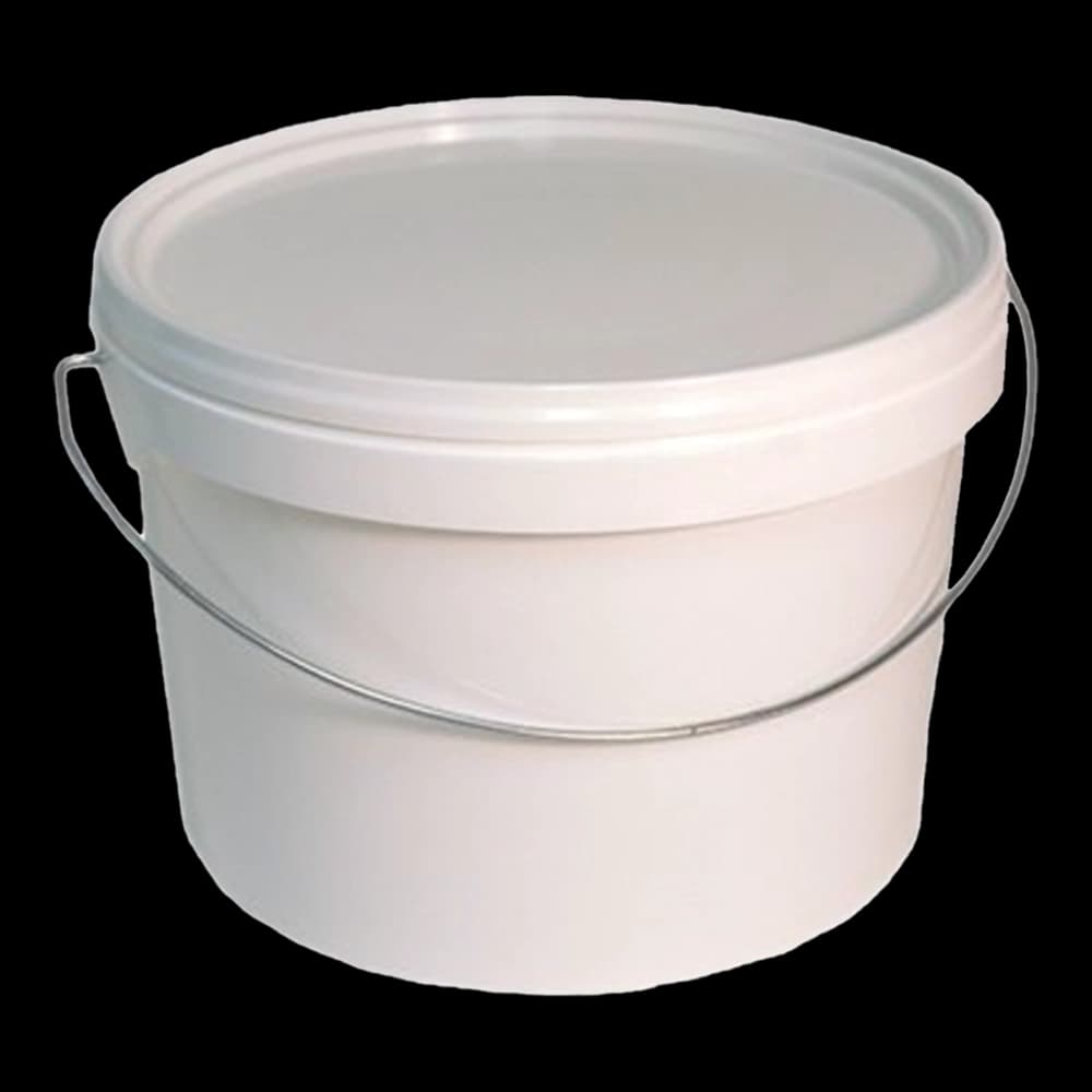 4 Litre Plastic Bucket with Lid & Handle